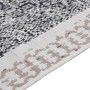 Alfombra de algodón negra y gris 120x180 cm de vidaXL, Alfombras - Ref: Foro24-340090, Precio: 37,20 €, Descuento: %