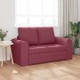 Sofá cama de suelo 2-en-1 rojo vino 148x71x83 cm tejido | Foro24.es | Tu tienda online para hogar, jardín y más Foro24.es