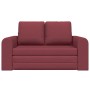 Sofá cama de suelo 2-en-1 rojo vino 148x71x83 cm tejido | Foro24.es | Tu tienda online para hogar, jardín y más Foro24.es