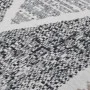 Alfombra de algodón negra y gris 120x180 cm de vidaXL, Alfombras - Ref: Foro24-340090, Precio: 36,64 €, Descuento: %