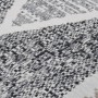Alfombra de algodón negra y gris 120x180 cm de vidaXL, Alfombras - Ref: Foro24-340090, Precio: 37,20 €, Descuento: %