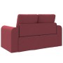 Sofá cama de suelo 2-en-1 rojo vino 148x71x83 cm tejido | Foro24.es | Tu tienda online para hogar, jardín y más Foro24.es