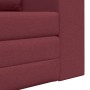 Sofá cama de suelo 2-en-1 rojo vino 148x71x83 cm tejido | Foro24.es | Tu tienda online para hogar, jardín y más Foro24.es