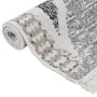 Alfombra de algodón negra y gris 120x180 cm de vidaXL, Alfombras - Ref: Foro24-340090, Precio: 36,64 €, Descuento: %
