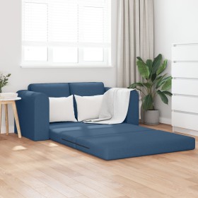 Sofá Cama 2 en 1 Azul 148x71x83 cm Tela