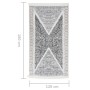 Alfombra de algodón negra y gris 120x180 cm de vidaXL, Alfombras - Ref: Foro24-340090, Precio: 37,20 €, Descuento: %