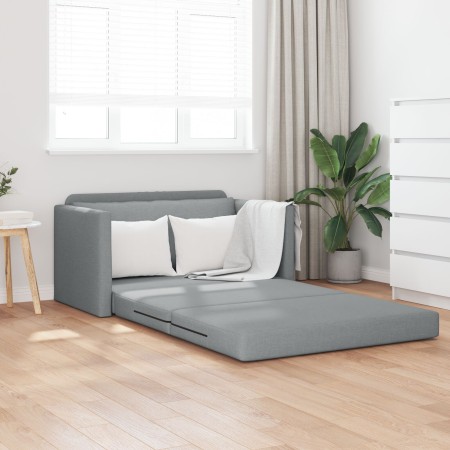 Sofá cama 2-en-1 gris claro 124x71x78 cm Tela | Foro24.es | Tu tienda online para hogar, jardín y más Foro24.es