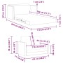 Sofá Cama 2 en 1 Gris Oscuro 124x71x78 cm Tejido von , Sofas - Ref: Foro24-4106692, Preis: 179,95 €, Rabatt: %
