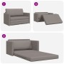 Sofá cama 2-en-1 Taupe 124x71x78 cm Tela by , Sofas - Ref: Foro24-4106696, Price: 194,01 €, Discount: %