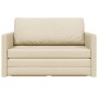 Sofá cama 2 en 1 Crema 124x71x78 cm Tela by , Sofas - Ref: Foro24-4106697, Price: 194,01 €, Discount: %