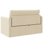 Sofá cama 2 en 1 Crema 124x71x78 cm Tela by , Sofas - Ref: Foro24-4106697, Price: 194,01 €, Discount: %