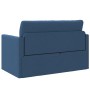 Sofá cama de suelo 2 en 1 Azul 124x71x78 cm Tela von , Sofas - Ref: Foro24-4106698, Preis: 196,72 €, Rabatt: %