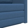Sofá cama de suelo 2 en 1 Azul 124x71x78 cm Tela von , Sofas - Ref: Foro24-4106698, Preis: 196,72 €, Rabatt: %