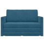 Sofá de Piso Cama 2 en 1 Azul 124x204x61 cm Terciopelo | Foro24.es | Tu tienda online para hogar, jardín y más Foro24.es