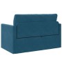 Sofá de Piso Cama 2 en 1 Azul 124x204x61 cm Terciopelo | Foro24.es | Tu tienda online para hogar, jardín y más Foro24.es
