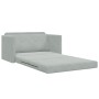 Sofá Cama 2-en-1 Gris Claro 124x204x61 cm de Terciopelo by , Sofas - Ref: Foro24-4106702, Price: 193,66 €, Discount: %