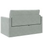 Sofá Cama 2-en-1 Gris Claro 124x204x61 cm de Terciopelo by , Sofas - Ref: Foro24-4106702, Price: 193,66 €, Discount: %