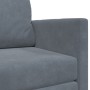 Sofá cama de suelo 2 en 1 Gris oscuro 124x204x61 cm Terciopelo by , Sofas - Ref: Foro24-4106703, Price: 193,66 €, Discount: %