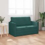 Sofá cama de suelo 2 en 1 verde oscuro 124x204x61 cm terciopelo by , Sofas - Ref: Foro24-4106704, Price: 189,23 €, Discount: %