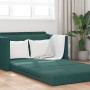 Sofá cama de suelo 2 en 1 verde oscuro 124x204x61 cm terciopelo by , Sofas - Ref: Foro24-4106704, Price: 189,23 €, Discount: %
