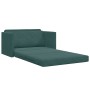 Sofá cama de suelo 2 en 1 verde oscuro 124x204x61 cm terciopelo by , Sofas - Ref: Foro24-4106704, Price: 189,23 €, Discount: %