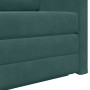 Sofá cama de suelo 2 en 1 verde oscuro 124x204x61 cm terciopelo by , Sofas - Ref: Foro24-4106704, Price: 189,23 €, Discount: %