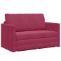 Sofá Cama de Piso 2-en-1 Vino Rojo 124x204x61 cm Terciopelo by , Sofas - Ref: Foro24-4106705, Price: 189,23 €, Discount: %