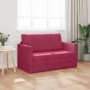 Sofá Cama de Piso 2-en-1 Vino Rojo 124x204x61 cm Terciopelo by , Sofas - Ref: Foro24-4106705, Price: 189,23 €, Discount: %