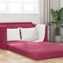 Sofá Cama de Piso 2-en-1 Vino Rojo 124x204x61 cm Terciopelo by , Sofas - Ref: Foro24-4106705, Price: 189,23 €, Discount: %