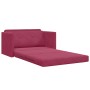 Sofá Cama de Piso 2-en-1 Vino Rojo 124x204x61 cm Terciopelo by , Sofas - Ref: Foro24-4106705, Price: 189,23 €, Discount: %
