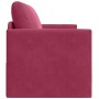 Sofá Cama de Piso 2-en-1 Vino Rojo 124x204x61 cm Terciopelo by , Sofas - Ref: Foro24-4106705, Price: 189,23 €, Discount: %