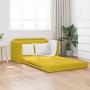 Sofá de Piso Cama 2-en-1 Amarillo 124x204x61 cm Terciopelo | Foro24.es | Tu tienda online para hogar, jardín y más Foro24.es