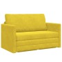 Sofá de Piso Cama 2-en-1 Amarillo 124x204x61 cm Terciopelo | Foro24.es | Tu tienda online para hogar, jardín y más Foro24.es