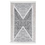 Schwarzer und grauer Baumwollteppich 160x230 cm von vidaXL, Teppiche - Ref: Foro24-340091, Preis: 54,47 €, Rabatt: %