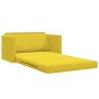 Sofá de Piso Cama 2-en-1 Amarillo 124x204x61 cm Terciopelo | Foro24.es | Tu tienda online para hogar, jardín y más Foro24.es