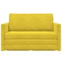 Sofá de Piso Cama 2-en-1 Amarillo 124x204x61 cm Terciopelo | Foro24.es | Tu tienda online para hogar, jardín y más Foro24.es