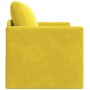 Sofá de Piso Cama 2-en-1 Amarillo 124x204x61 cm Terciopelo | Foro24.es | Tu tienda online para hogar, jardín y más Foro24.es