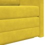 Sofá de Piso Cama 2-en-1 Amarillo 124x204x61 cm Terciopelo | Foro24.es | Tu tienda online para hogar, jardín y más Foro24.es
