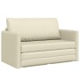 Sofá cama 2 en 1 Crema 124x71x78 cm de piel sintética | Foro24.es | Tu tienda online para hogar, jardín y más Foro24.es