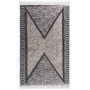 Schwarzer und grauer Baumwollteppich 160x230 cm von vidaXL, Teppiche - Ref: Foro24-340091, Preis: 54,47 €, Rabatt: %