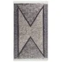 Schwarzer und grauer Baumwollteppich 160x230 cm von vidaXL, Teppiche - Ref: Foro24-340091, Preis: 53,58 €, Rabatt: %