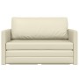 Sofá cama 2 en 1 Crema 124x71x78 cm de piel sintética | Foro24.es | Tu tienda online para hogar, jardín y más Foro24.es