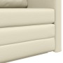 Sofá cama 2 en 1 Crema 124x71x78 cm de piel sintética | Foro24.es | Tu tienda online para hogar, jardín y más Foro24.es