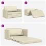 Sofá cama 2 en 1 Crema 124x71x78 cm de piel sintética | Foro24.es | Tu tienda online para hogar, jardín y más Foro24.es