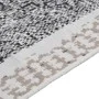 Schwarzer und grauer Baumwollteppich 160x230 cm von vidaXL, Teppiche - Ref: Foro24-340091, Preis: 53,58 €, Rabatt: %