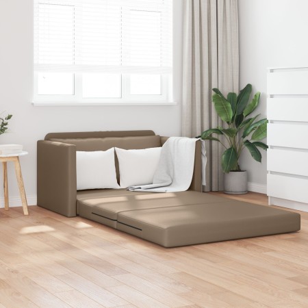 Sofá Cama Suelo 2-en-1 Cappuccino 124x71x78 cm Cuero Sintético | Foro24.es | Tu tienda online para hogar, jardín y más Foro24.es