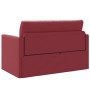 Sofá de Suelo Cama 2-en-1 Rojo Vino 124x71x78 cm Cuero Artificial | Foro24.es | Tu tienda online para hogar, jardín y más Foro24.es