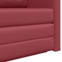 Sofá de Suelo Cama 2-en-1 Rojo Vino 124x71x78 cm Cuero Artificial | Foro24.es | Tu tienda online para hogar, jardín y más Foro24.es