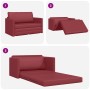 Sofá de Suelo Cama 2-en-1 Rojo Vino 124x71x78 cm Cuero Artificial | Foro24.es | Tu tienda online para hogar, jardín y más Foro24.es