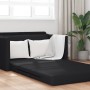 Sofá de piso cama 2 en 1 negro 124x71x78 cm cuero sintético by , Sofas - Ref: Foro24-4106713, Price: 193,96 €, Discount: %